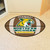 NCAA Northern Michigan University Wildcats Football Shaped Mat Area Rug - IMAGE 2