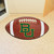 20.5" x 32.5" Brown and Green NCAA Baylor University Bears Football Mat Area Rug - IMAGE 2