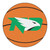 27" Orange and Green NCAA University of North Dakota Fighting Hawks Basketball Mat Area Rug - IMAGE 1