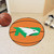 27" Orange and Green NCAA University of North Dakota Fighting Hawks Basketball Mat Area Rug - IMAGE 2