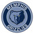 27" Blue and White NBA Memphis Grizzlies Rounded Door Mat - IMAGE 1