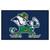 59.5" x 94.5" Blue and Green NCAA Notre Dame Fighting Irish Ulti-Mat Outdoor Area Rug - IMAGE 1