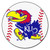 Blue NCAA University of Kansas Jayhawks Baseball Welcome Door Mat 27" - IMAGE 1