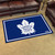 4' x 6' Blue NHL "Toronto Maple Leafs" Foot Plush Non-Skid Area Rug - IMAGE 2