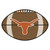 20.5" x 32.5" Brown and Orange Contemporary NCAA University of Texas Longhorns Football Mat - IMAGE 1