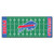 30" x 72" Green and Blue NFL Buffalo Bills Football Field Area Rug Runner - IMAGE 1