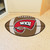 20.5" x 32.5" Brown and Red NCAA Western Kentucky University Hilltoppers Football Mat - IMAGE 2