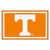 3.6' x 5.9' Orange and White NCAA University of Tennessee Volunteers Plush Non-Skid Area Rug - IMAGE 1