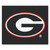 4.9' x 5.9' Black and Red NCAA University of Georgia Bulldogs Tailgater Mat Rectangular Outdoor Area Rug - IMAGE 1