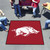 59.5" x 71" Red and White NCAA University of Arkansas Razorbacks Tailgater Outdoor Area Rug - IMAGE 2