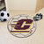 27" Brick Red and White NCAA Central Michigan University Chippewas Round Mat - IMAGE 2