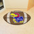 NCAA University of Kansas Jayhawks Football Shaped Mat Area Rug - IMAGE 2