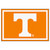 4.9' x 7.3' Orange and White NCAA University of Tennessee Volunteers Plush Non-Skid Area Rug - IMAGE 1