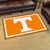 4.9' x 7.3' Orange and White NCAA University of Tennessee Volunteers Plush Non-Skid Area Rug - IMAGE 2