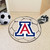 NCAA University of Arizona Wildcats Soccer Ball Mat Round Area Rug - IMAGE 2