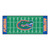 2.5' x 6' Green and Blue NCAA University of Florida Gators Football Field Area Rug Runner - IMAGE 1