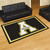 5' x 8' Black and White Contemporary NCAA Mountaineers Rectangular Area Rug - IMAGE 2