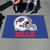 59.5" x 94.5" Blue and White NFL Buffalo Bills Ulti Mat Rectangular Outdoor Area Rug - IMAGE 2