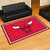 4.9' x 7.3' Red and White NBA Chicago Bulls Rectangular Plush Area Rug - IMAGE 2
