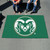 59.5" x 94.5" Green and White NCAA Colorado State University Rams Rectangular Ulti-Mat - IMAGE 2