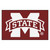 19" x 30" Red and White NCAA Mississippi State University Bulldogs Starter Mat - IMAGE 1