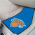 Set of 2 Blue and Orange NBA New York Knicks Carpet Car Mats 17" x 27" - IMAGE 2