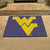33.75" x 42.5" Yellow and Blue NCAA West Virginia University Mountaineers All Star Mat Area Rug - IMAGE 2