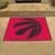 33.75" x 42.5" Red and Black NBA Toronto Raptors Rectangular All-Star Mat Outdoor Area Rug - IMAGE 2