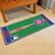 30" x 72" Blue and Green MLB Chicago Cubs Non-Skid Baseball Mat Area Rug Runner - IMAGE 2