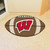 20.5" x 32.5" Brown and Red NCAA University of Wisconsin Badgers Football Area Rug - IMAGE 2