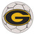 27" Gray NCAA Grambling State University Tigers Soccer Ball Round Mat - IMAGE 1