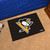 19" x 30" Black and White NHL Pittsburgh Penguins Starter Rectangular Doormat - IMAGE 2