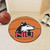 27" Brown and Black NCAA Northern Illinois University Huskies Round Mat Area Rug - IMAGE 2