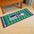 2.5' x 6' Green and Blue NFL Seattle Seahawks Football Field Area Rug Runner - IMAGE 2