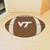 20.5" x 32.5" Brown NCAA Virginia Tech Hokies Football Mat - IMAGE 2