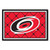 4.9' x 7.3' Red and White NHL Carolina Hurricanes Rectangular Area Rug - IMAGE 1