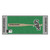 30" x 72" Gray and Green MLB Chicago White Sox Non-Skid Baseball Mat Area Rug Runner - IMAGE 1