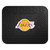 14" x 17" Black and Yellow NBA Los Angeles Lakers Heavy Duty Rear Car Seat Utility Mat - IMAGE 1