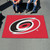 59.5" x 94.5" Orange and Black NHL Carolina Hurricanes Ulti-Mat Rectangular Area Rug - IMAGE 2