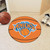 27" Orange and Blue NBA New York Knicks Basketball Round Doormat - IMAGE 2