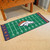 30" x 72" Green and Blue NFL Denver Broncos Football Field Area Rug Runner - IMAGE 2