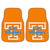 Set of 2 Orange and Blue NCAA University of Tennessee Volunteers Front Carpet Car Mats 17" x 27" - IMAGE 1