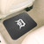 14" x 17" Black and White MLB Detroit Tigers Heavy Duty Rear Car Seat Utility Mat - IMAGE 2