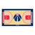 NBA Washington Wizards NBA Court Large Non-Skid Mat Area Rug Runner - IMAGE 1