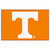 19" x 30" Orange and White NCAA University of Tennessee Volunteers Starter Rectangular Mat - IMAGE 1