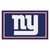 3.6' x 5.9' Blue and White NFL New York Giants Ultra Plush Rectangular Area Rug - IMAGE 1
