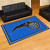 4.9' x 7.3' Blue and Black NBA Orlando Magic Rectangular Plush Area Rug - IMAGE 2