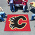 5' x 6' Red and White NHL Calgary Flames Tailgater Mat Outdoor Area Rug - IMAGE 2