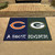 33.75" x 42.5" Green and Blue NFL Bears - Packers House Divided Mat - IMAGE 2