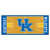 30" x 72" Blue and Yellow NCAA University of Kentucky Wildcats Basketball Area Rug Runner - IMAGE 1